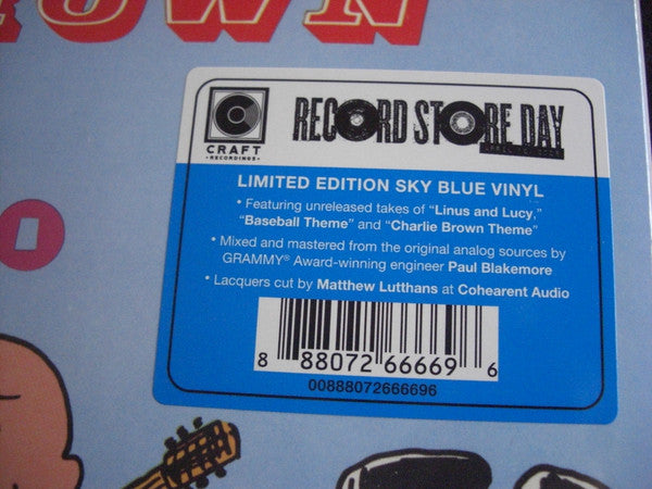 Vince Guaraldi Trio. Jazz Impressions Of "A Boy Named Charlie Brown" (Alternate Takes) Record Store Day, Limited Edition, Reissue, Sky Blue