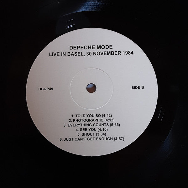 Depeche Mode. Live In Basel (30 November 1984) - Ad-Astra Records