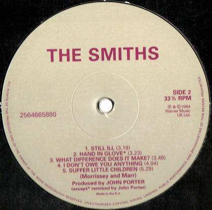 The Smiths. The Smiths ( Re Issue 180g ) VG+VG+