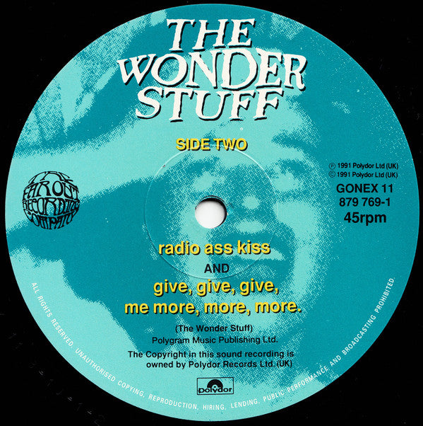 The Wonder Stuff. The Size Of A Cow 12" 45rpm EP VG+ VG