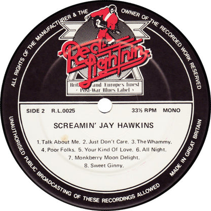 Screamin' Jay Hawkins. Screamin' The Blues VG+VG
