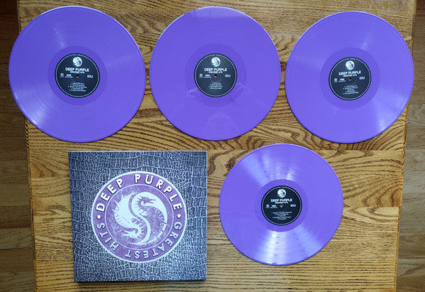 Deep Purple. Greatest Hits ( 4 x Vinyl, LP, Compilation, Deluxe Edition, Limited Edition, Numbered, Reissue, Purple Vinyl , 180g ) - Ad-Astra Records