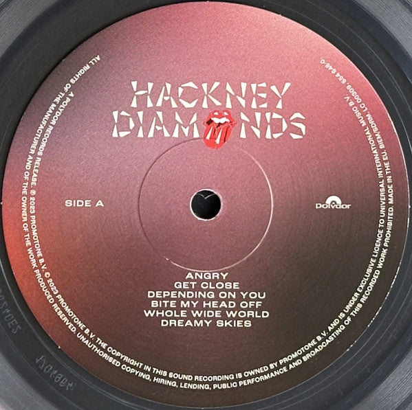 The Rolling Stones. Hackney Diamonds (  Stereo, Clear Diamond, Gatefold )