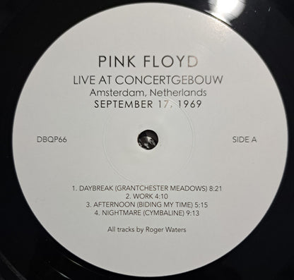 Pink Floyd. Live At Concertgebouw Amsterdam, Netherlands September 17, 1969