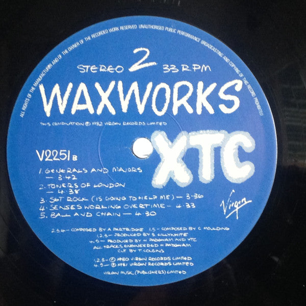 XTC. Some Singles 1977 - 1982 VG+VG - Ad-Astra Records