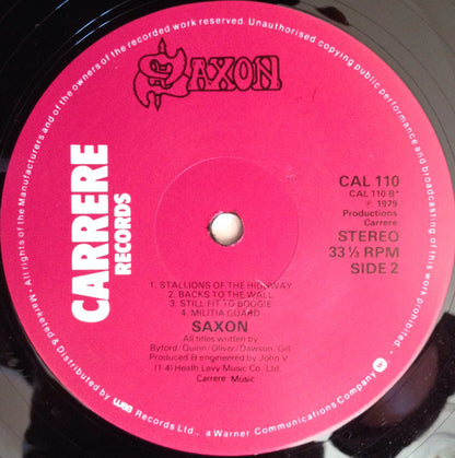 Saxon. Saxon VG+VG