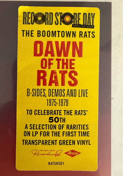 The Boomtown Rats. The Boomtown Rats in 'Dawn Of The Rats' (Demos, B-Sides And Live 1975-1979 Green Vinyl) ) VG+VG+
