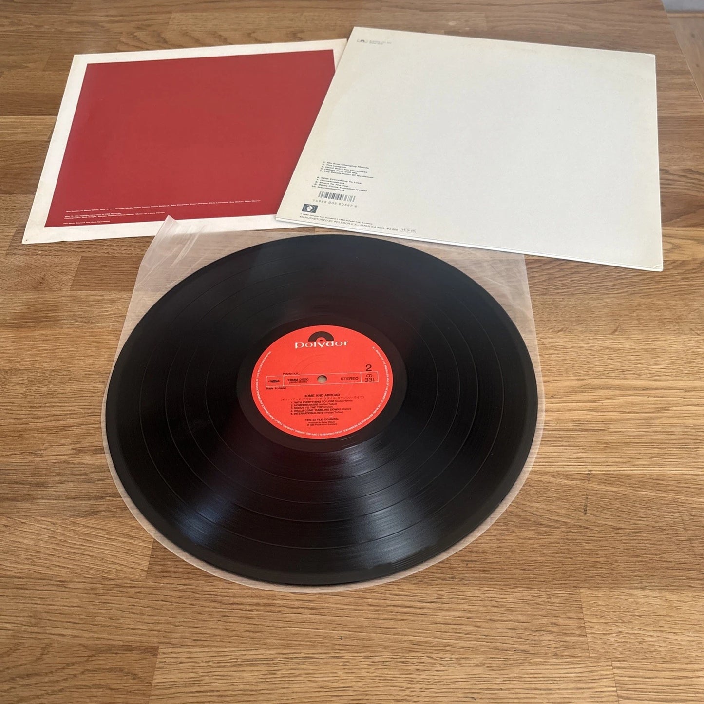 The Style Council. Home & Abroad " Live " ( Japanese Release ) VG+VG