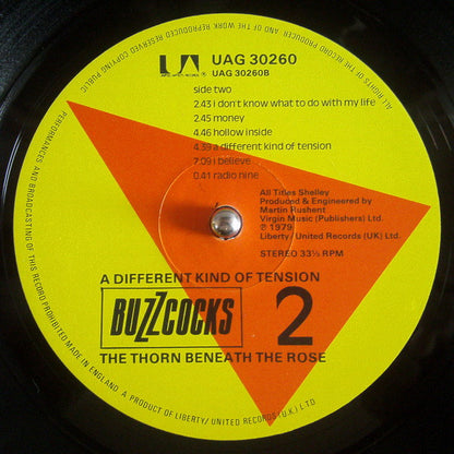 Buzzcocks. A Different Kind Of Tension VG+VG