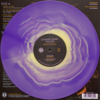 Joanne Shaw Taylor. Heavy Soul ( Violet Lightning Vinyl ) VG+VG+