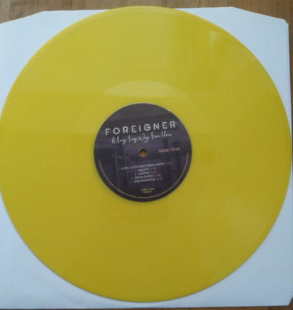 Foreigner.  A Long, Long Way From Home ( TOKYO, JAPAN - 29TH APRIL 1989 ) Yellow Vinyl
