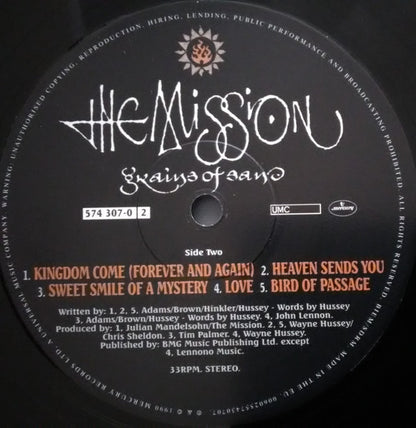 The Mission. Grains Of Sand ( Reissue, 180g ) VG+VG+