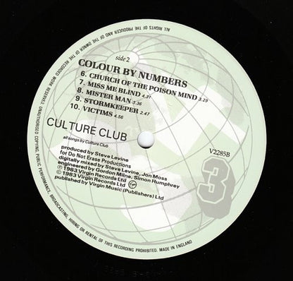 Culture Club. Colour By Numbers VG+VG - Ad-Astra Records