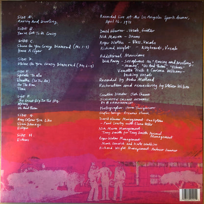 Pink Floyd.  Live From The Los Angeles Sports Arena, April 26th , 1975  4 × Vinyl, LP, Album, Reissue, Remastered, Stereo, Clear Box Set, Record Store Day, Limited Edition