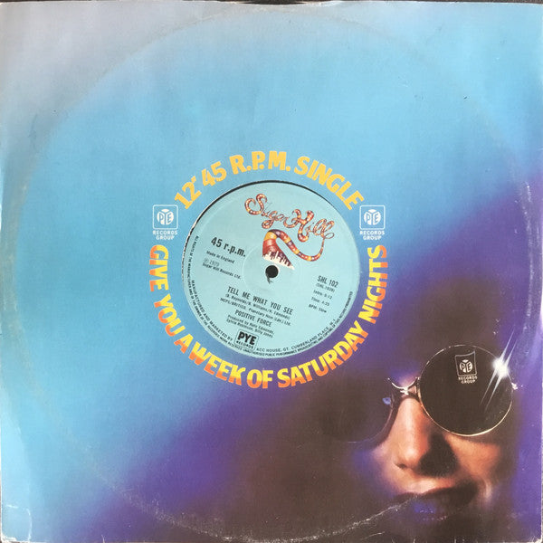 Positive Force. We Got The Funk 12", 45 RPM, Single VG+VG - Ad-Astra Records