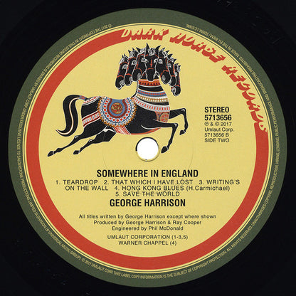 George Harrison. Somewhere In England ( Remastered, Stereo, 180g ) VG+VG+