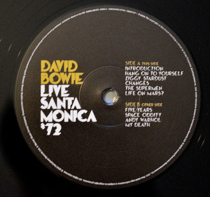 David Bowie.  Live Santa Monica '72 ( Double  Re Issue )