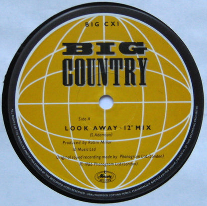 Big Country. Look Away (12" Mix) VG+VG