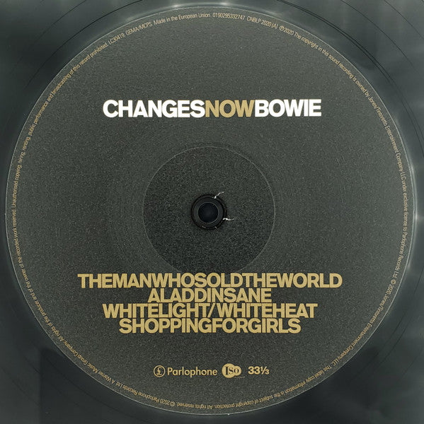David Bowie. Changesnowbowie Record Store Day 2020 Limited Edition