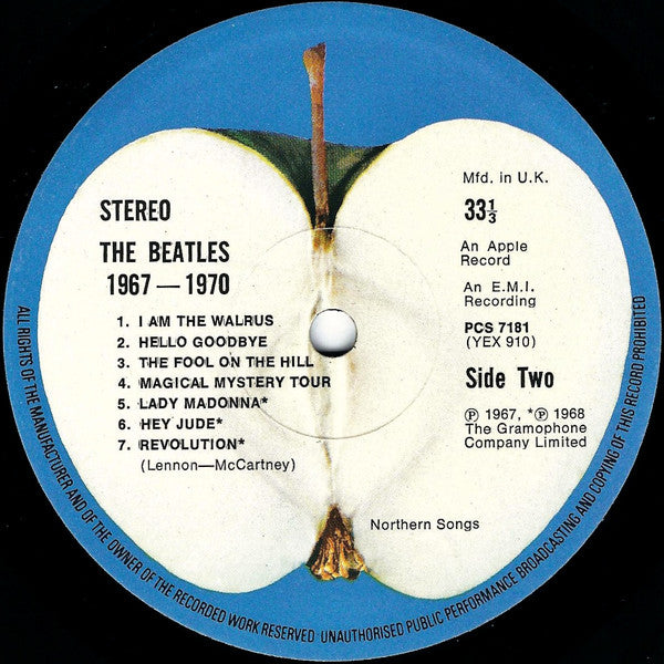 The Beatles. 1967 -1970 ( Double ) VG+VG