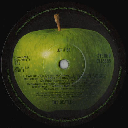 The Beatles. Let It Be ( Reissue, Stereo, Remix, ½ Speed Mastered )