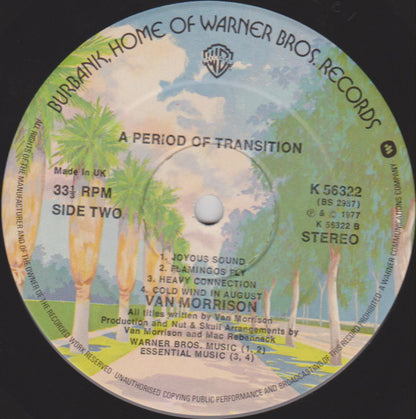 Van Morrison. A Period Of Transition VG+VG