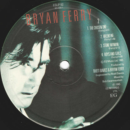 Bryan Ferry. Boys And Girls VG+VG