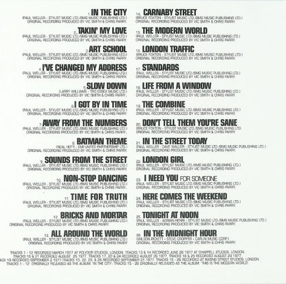 The Jam. Direction, Reaction. 5 CD Box Set ( No Booklet ) VG VG