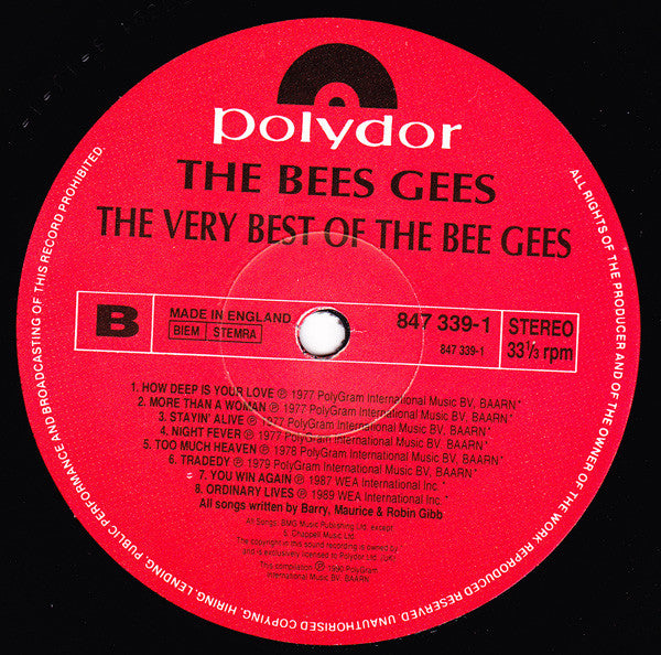Bee Gees. The Very Best Of The Bee Gees VG+VG