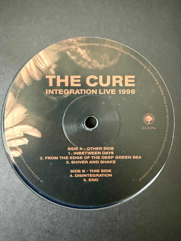 The Cure. Integration Live 1996 ( Double Ltd Edition Clear Vinyl )