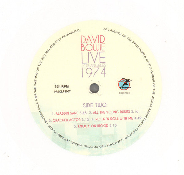 David Bowie. Live Los Angeles 1974 ( Double White 180g Vinyl )