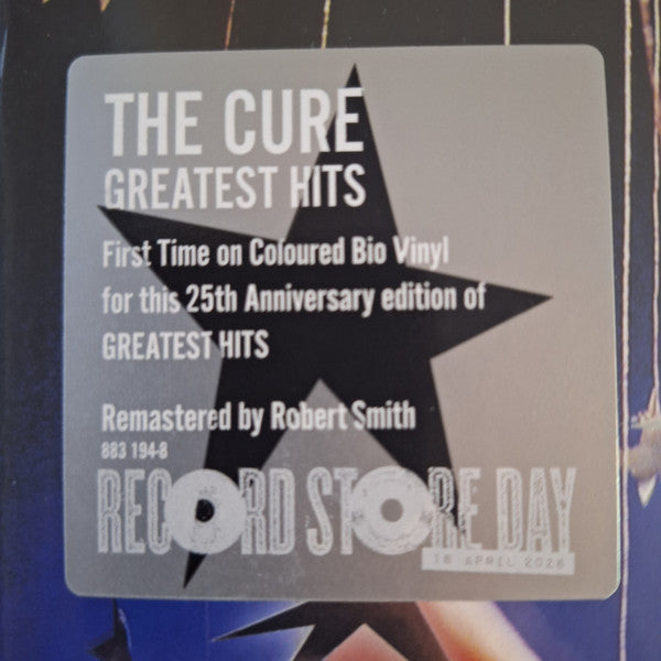 The Cure. Greatest Hits. (  2 × Vinyl, LP, Record Store Day, Compilation, Limited Edition, Reissue, Remastered, Silver, Biovinyl, 25th Anniversary ) - Ad-Astra Records