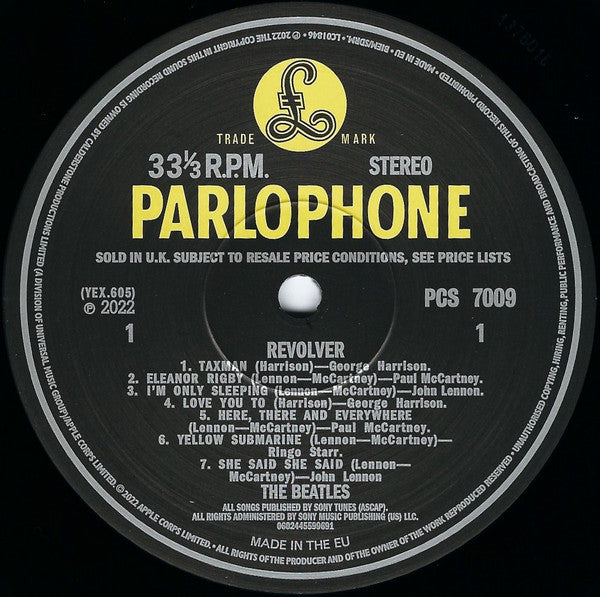 The Beatles. Revolver ( Reissue, Remastered, Stereo, Remix, ½ Speed Mastered )