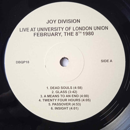 Joy Division. Live At University Of London Union February, The 8th 1980