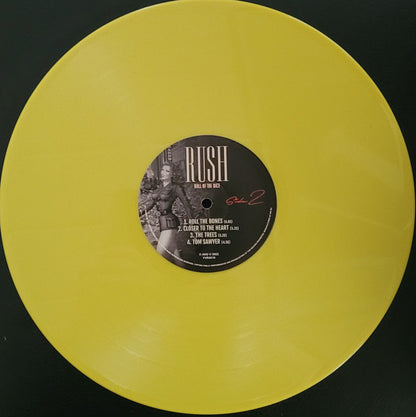 Rush. Roll Of The Dice ( Dane County Coliseum 2nd April 1994 ) Yellow Vinyl - Ad-Astra Records