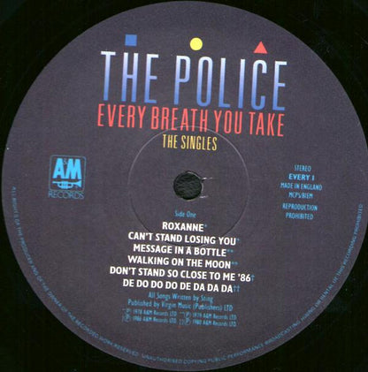 The Police. Every Breath You Take ( The Singles ) PRS Pressing VG+VG