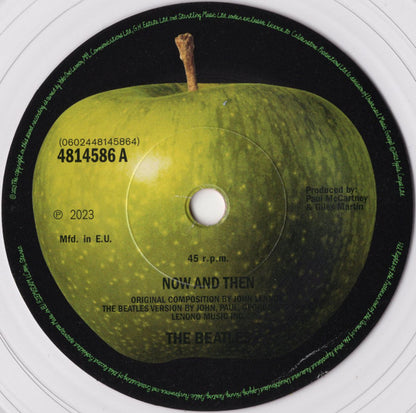 The Beatles. Now & Then / Love Me Do (  7", 45 RPM, Single, Stereo, Clear Vinyl )