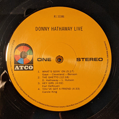 Donny Hathaway. Live ( Record Store Day, Limited Edition, Reissue, Stereo, 180 Gram, Gatefold ) VG+VG+