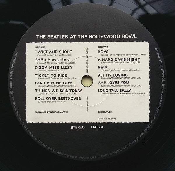 The Beatles. At The Hollywood Bowl VG+VG+ - Ad-Astra Records
