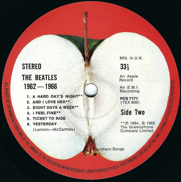 The Beatles. 1962 - 1966 (  Rounded Corner Inner Sleeves ) VG+VG