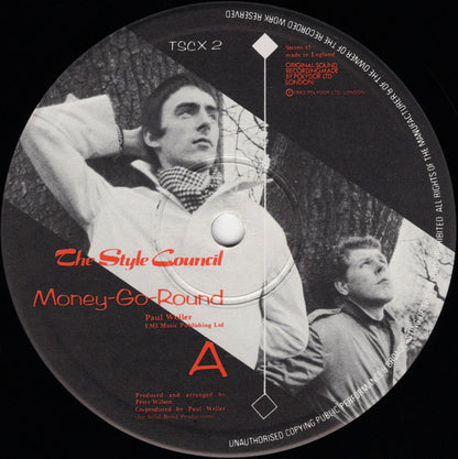 The Style Council.  Money-Go-Round 12", 45 RPM, Single. VG+VG