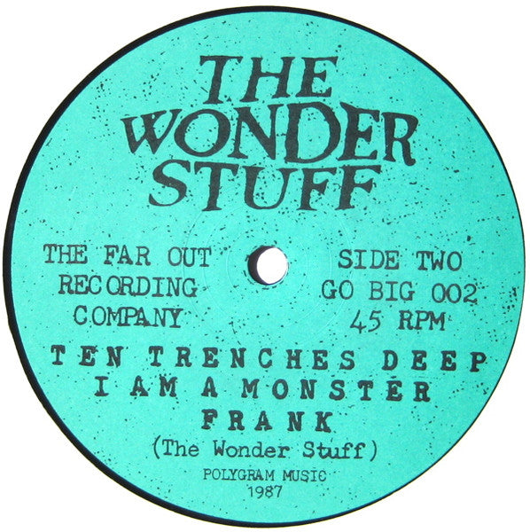 The Wonder Stuff. Unbearable 12" 45 RPM VG+VG