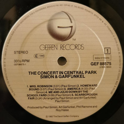 Simon & Garfunkel. The Concert In Central Park ( Double + Booklet ) VG+VG