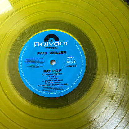 Paul Weller. Fat Pop ( Yellow Indies Exclusive Ltd Edition ) VG+VG+
