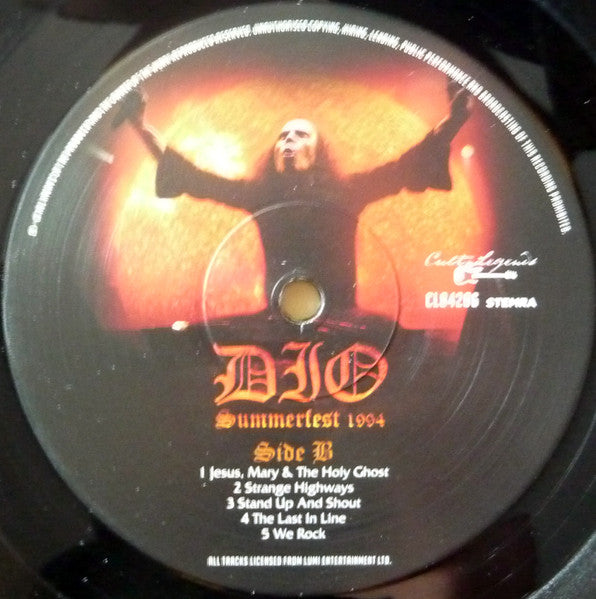 Dio. Summerfest 1994: Live Radio Broadcast - Ad-Astra Records