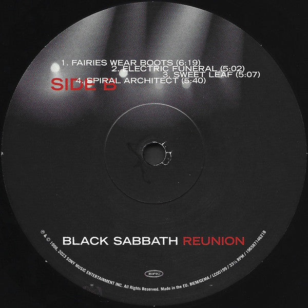 Black Sabbath. Reunion ( 3 x Vinyl, LP, Album, Triple Gatefold Sleeve ) VG+VG+