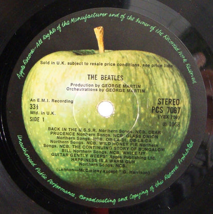The Beatles. The Beatles White Album 1st UK Stereo LP 1968 Top Loader COMPLETE Matrix -1/-1/-2/-1    NUMBER 0318571 VG+VG