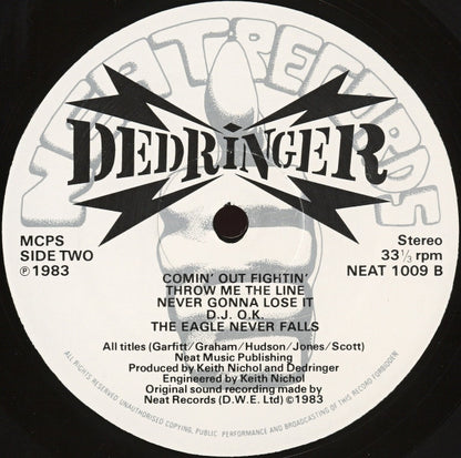 Dedringer. Second Arising VG+VG - Ad-Astra Records