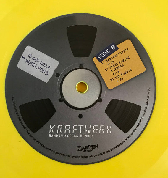 Kraftwerk. Random Access Memory - Paris / 1981 ( Ltd Edition Yellow Vinyl )