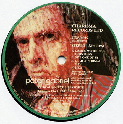 Peter Gabriel.  Peter Gabriel VG+VG